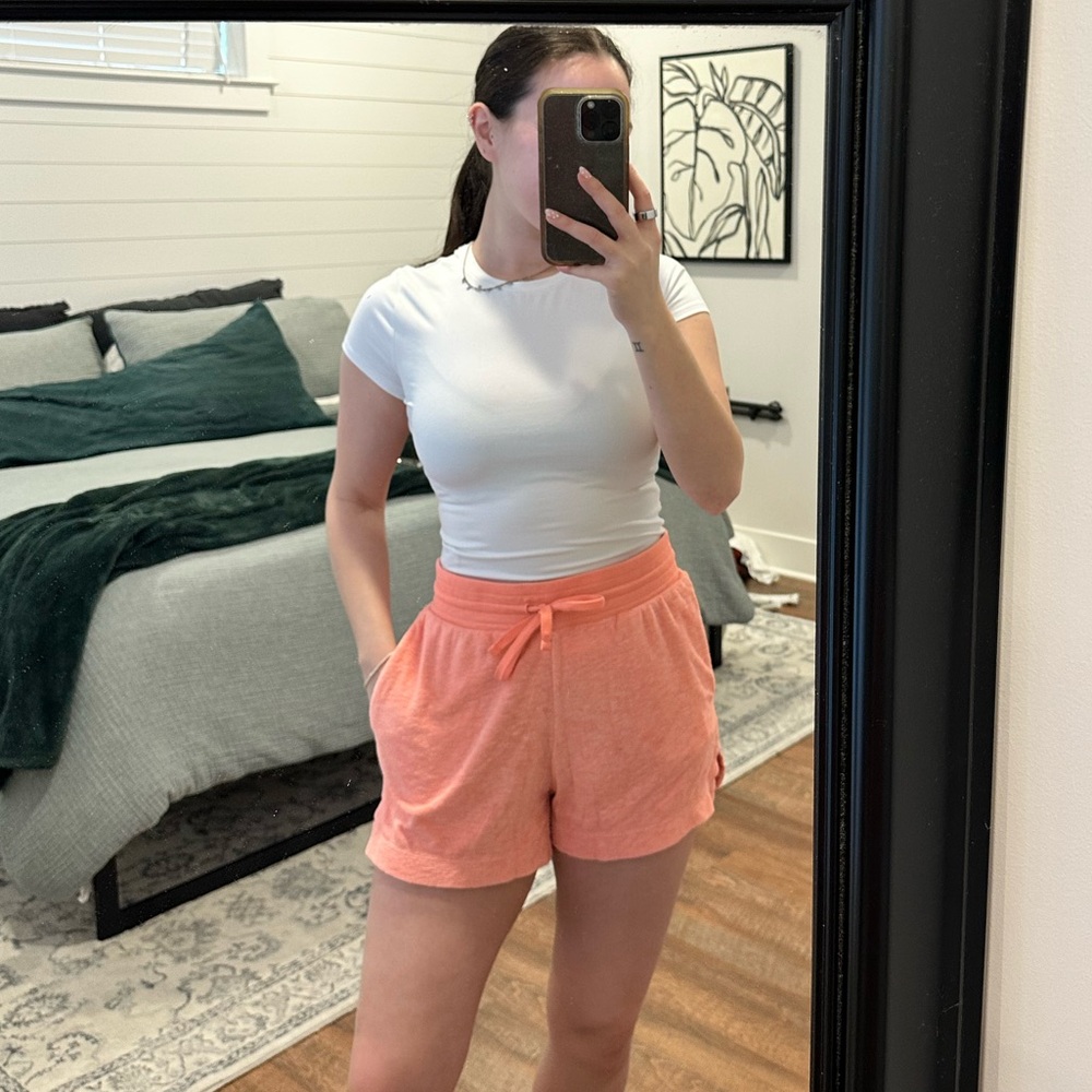 Old Navy Terry Cloth Coral Shorts